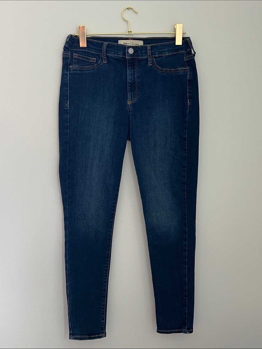 Gap 1969 | Easy Leggings Dark Indigo Skinny Jeans Comfy Stretch Fit Size 30R